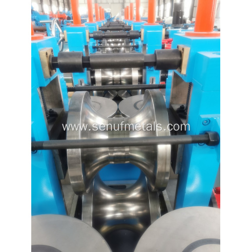 High speed big diameter spiral tube mill line